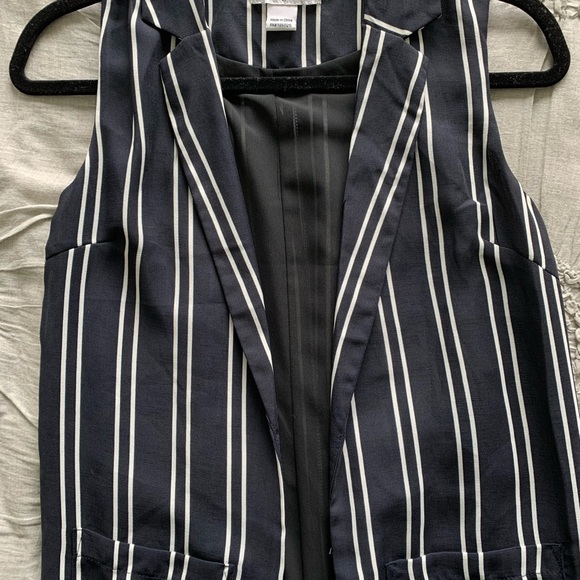 NWOT Glamorous Nautical inspired knee length vest XS - Picture 5 of 5